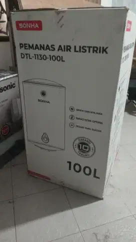 Water heater listrik 100liter(new) garansi 10tahun