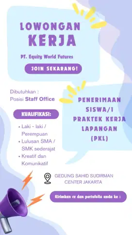 Dibutuhkan Segera