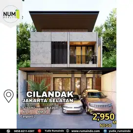 Rumah Modern Minimalis Dekat Transmart Cilandak KKO Jakarta Selatan