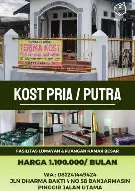 KOST PRIA PAL 5 BANJARMASIN