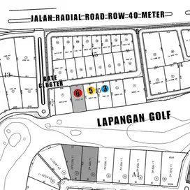 Tanah Kavling Citraland Bukit Golf 3 Unit Jejer Bisa Beli 1