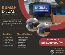 DIJUAL RUMAH – LOKASI STRATEGIS DI JANTUNG BANDAR LAMPUNG