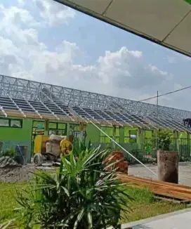 Melayani renovasi atap sekolah baja ringan galvalum pasir Terpasng