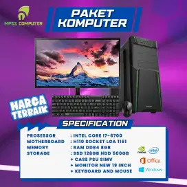 PC rakitan dengan spek standar cocok untuk office dan sekolah