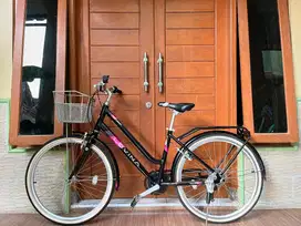 Sepeda Keranjang Polygon Lovina Warna Ungu