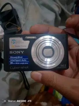 KAMERA SONY DIGITAL DSC W610 SECOND MULUS FULLSET