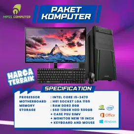 PC rakitan dengan spek standar cocok untuk office dan sekolah