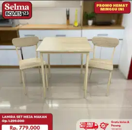 Meja Makan 2 Kursi