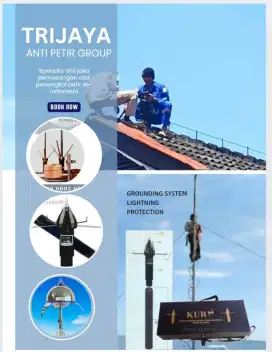 Ahli jasa pasang penangkal petir dan grounding mesin