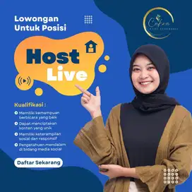 Host live langsung kerja