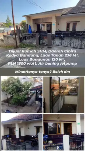 Jual Rumah ada halaman luas di Cibiru Bandung timur