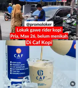 Rider/Barista Kopi Keliling