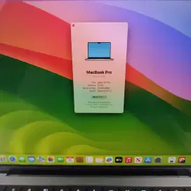 Macbook M1 pro 14 inch Ram 16 Ssd 512 Full set buat desain editing,