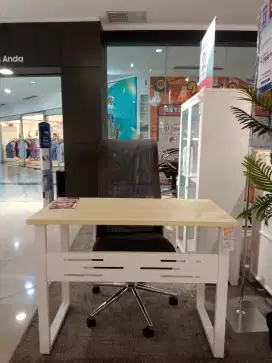 KAIRO METAL DESK 100 CM WHITE MAPLE