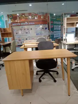 JAKK OFFICE TABLE NATURAL OAK