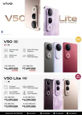 Vivo V50LITE IP69