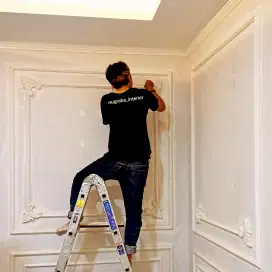 HOT DEAL Wallpaper, Wallmoulding, Plafon, Cermin bevel, TERBAIK