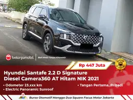 [ WARRANTY ] Hyundai Santafe Santa fe 2.2 D Diesel AT Hitam 2021/2022