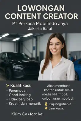 Konten kreator wanita