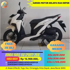 HONDA VARIO 150 SPORTY 2018 CASH/KREDIT DP MURAH SYARAT MUDAH