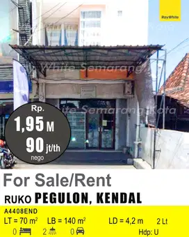 DIJUAL DAN DISEWAKAN RUKO DI PEGULON KENDAL A4408