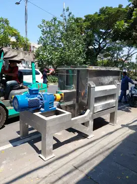 Mesin Mixer Ribbon Mixer Powder Stainless Steel Kapasitas 100kg - 1Ton