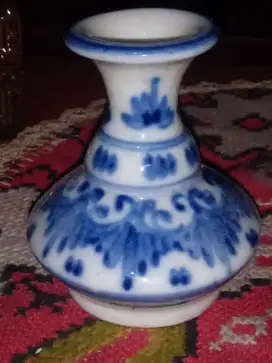 Guci mini motif bunga lawas