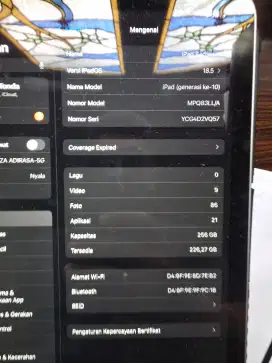 DIJUAL IPAD GENERASI 10TH WIFI ONLY +PENCIL ORIGINAL