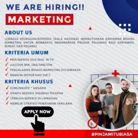 Loker Marketing Koperasi