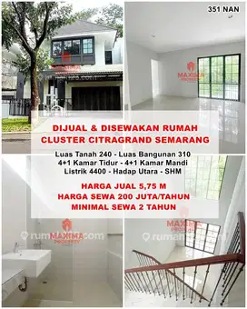 Di jual rumah citragrand semarang boulevard