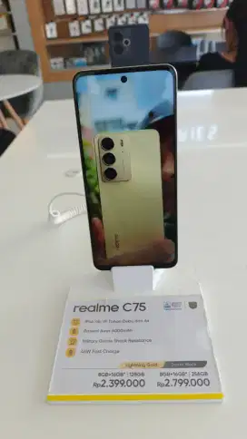 Cicilan realme C75 hanya pakai KTP saja