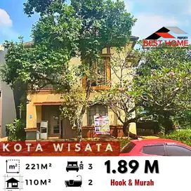 Rumah Hoek harga sangat dibawah pasaran kota wisata