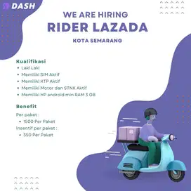 Lowongan Kerja Kurir Motor Lazada Kota Semarang