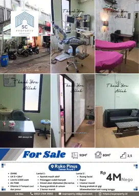 Dijual Ruko 2,5lt di Taman Royal 1 Ruko Pinus, Cipondoh, Tangetang