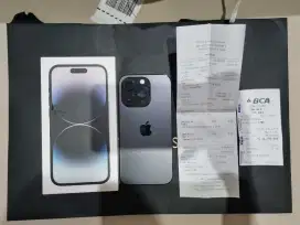 Iphone 14 Pro 128 GB Ex Digimap BH 85% Fullset Space Black Normal