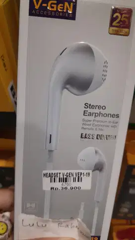 HEADSET V-GEN VEP1-19