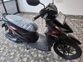 Km 5rb full variasi, honda beat CBS charger 2024 bln 12 pajak panjang.
