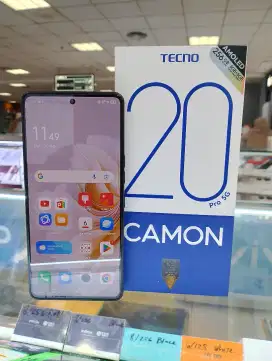 TECNO CAMON 20 PRO 5G 8/256GB SECOND MULUS LENGKAP SEPERTI BARU