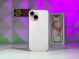Apple iPhone 15 Pink 128gb Resmi Fullset