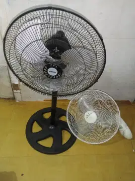 Kipas angin diri 18inc & kipas angin dinding kondisi normal 16inc