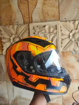 Nolan N605 Original Italy Motif Limited Rinaldi Pumpkin