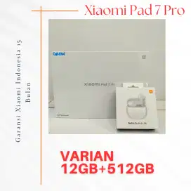 Xiaomi Pad 7 Pro 12GB+512GB Gratis Redmi Buds 6 Lite Garansi Resmi.