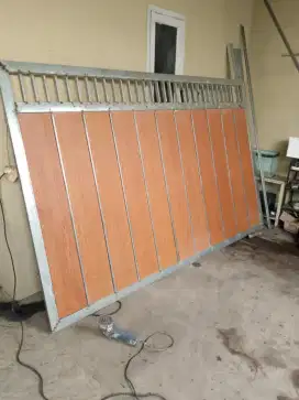 Pagar minimalis Wood plang