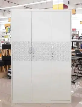 LEMARI BESI 3 PINTU BISA CICIL