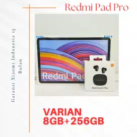 Redmi Pad Pro 8GB+256GB Gratis Redmi Buds 6 Play Garansi Resmi.