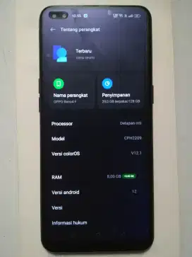 Oppo Reno 4f 8/128 batangan
Bs TT/BT