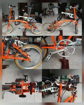 Brompton m6e orange