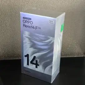 OPPO RENO 14F 5G TERBARU READY STOK  PROMO KREDIT BUNGA 0