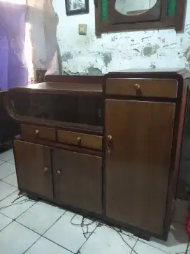 Bufet Artdeco Jati Antik Kuno