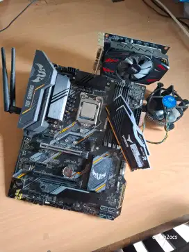 Paket Core i5 10400F Asus TUF B460 Pro WiFi RAM 16gb GTX750Ti 4GB